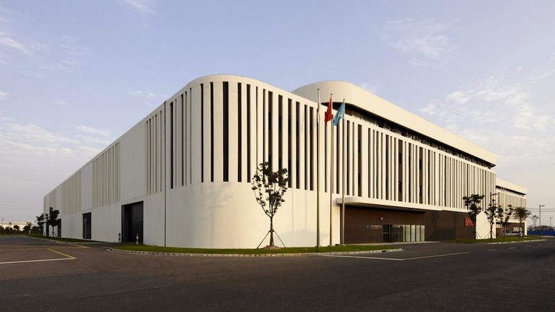 Illustration for article titled Buildings Designed to Look Like Barcodes